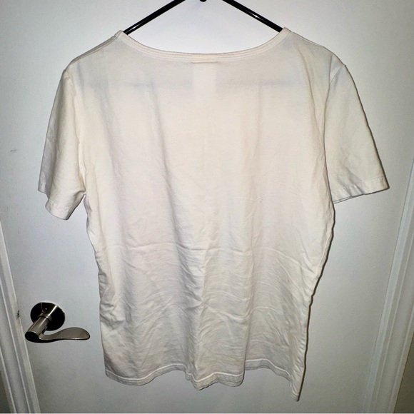 Vintage White Tee with Vibrant Tarot Sun ☀️ Eye 👁️ Graphic - Picture 6 of 8